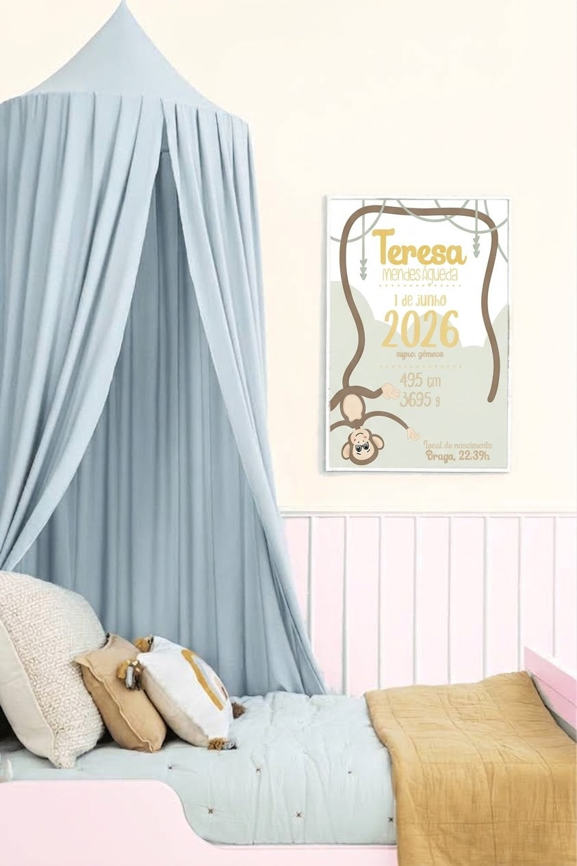 Quadro de Nascimento Personalizável