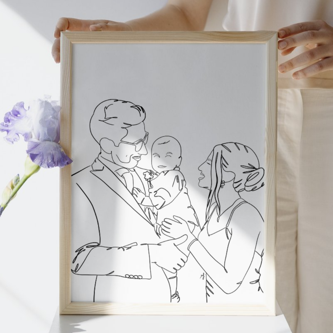 Ilustração Personalizada "a Linha"