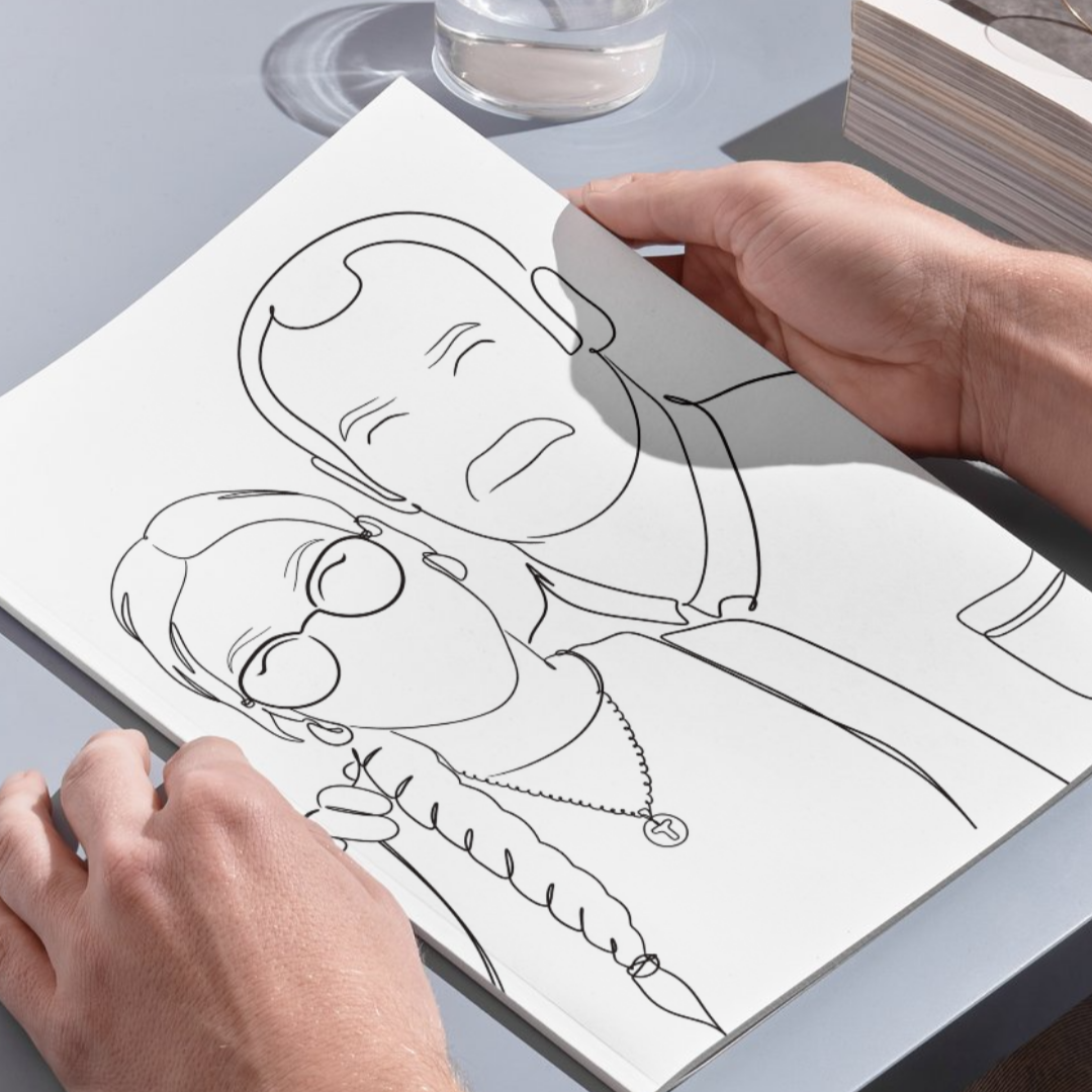Ilustração Personalizada "a Linha"
