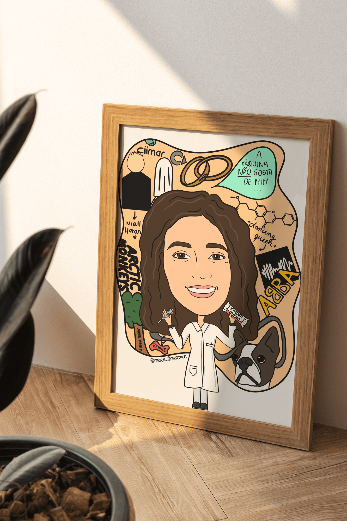 Ilustração Personalizada "Radiografia"