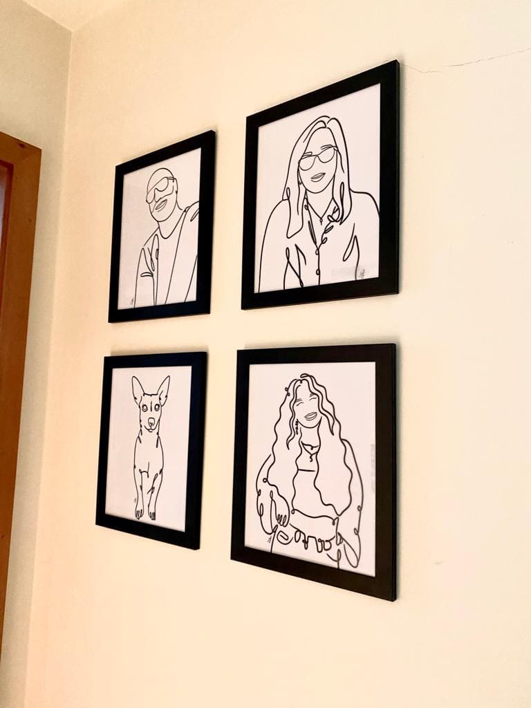 Ilustração Personalizada "a Linha"