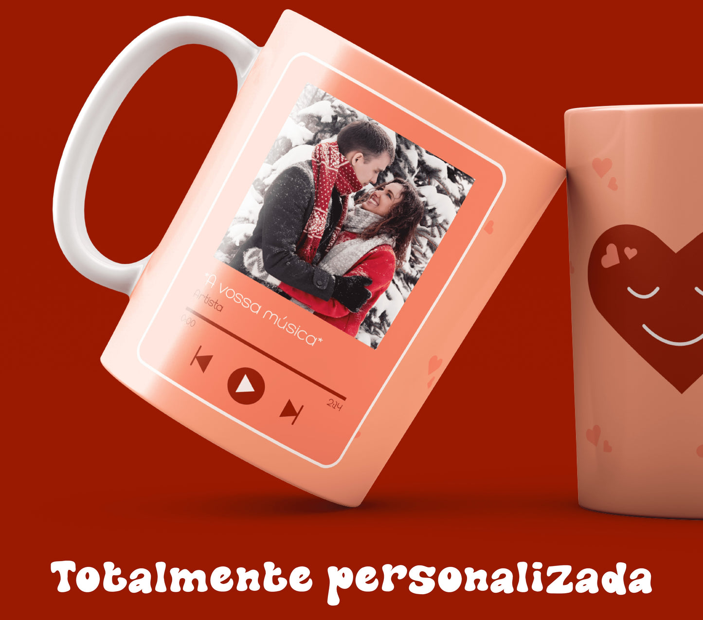 Caneca Personalizável - A vossa música